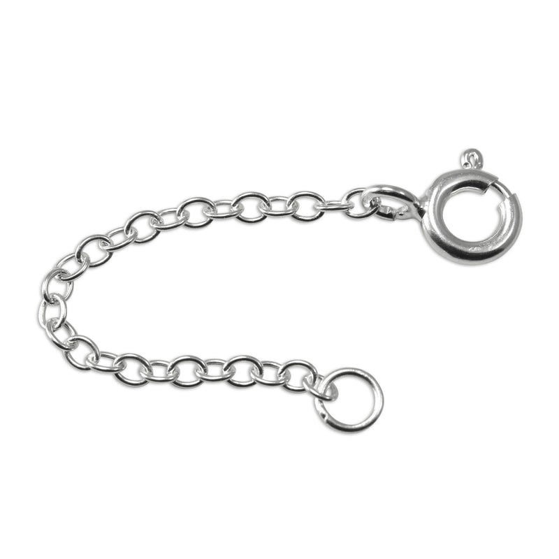 [Australia] - Sterling Silver Trace Chain Extender 2-4 Inches 5.0 Centimetres 
