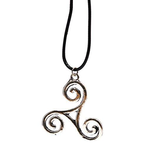 [Australia] - Beaux Bijoux Teen Wolf Derek Hale Triskele Necklace Pendant Triskelion Charm Werewolf Vampire 