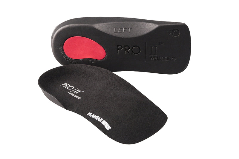 [Australia] - Pro11 wellbeing Slim fit Arch Support Orthotic Insoles for The Treatment of Plantar Fasciitis 11-13 Black 