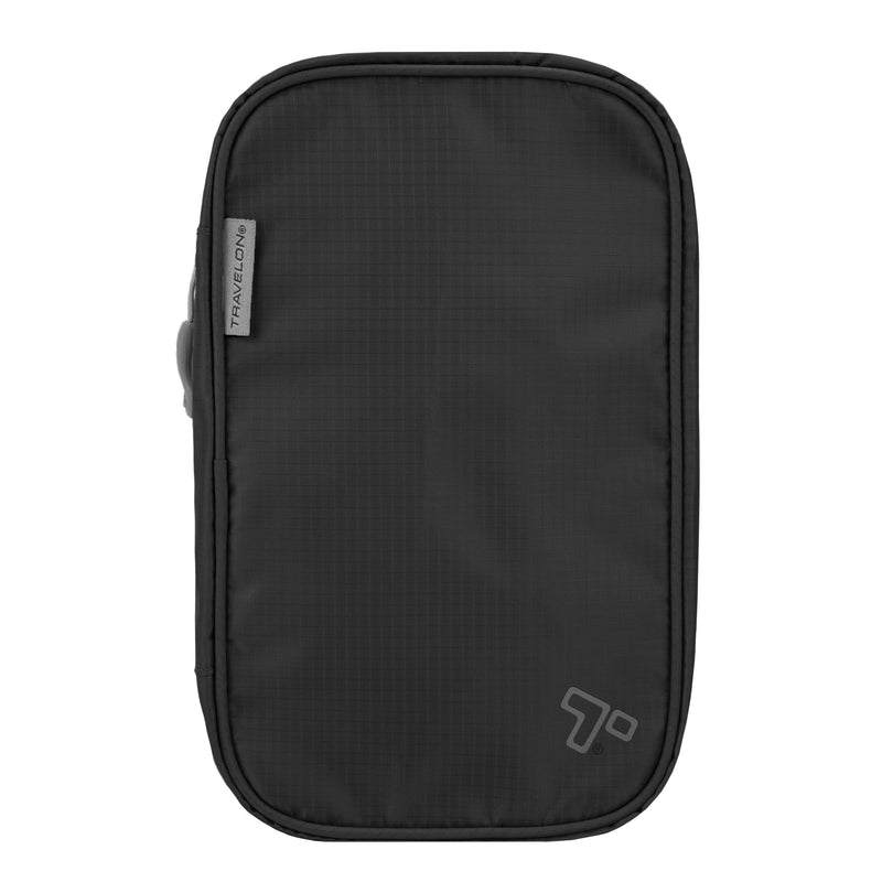 [Australia] - Travelon Compact Hanging Toiletry Kit, Black, One Size 