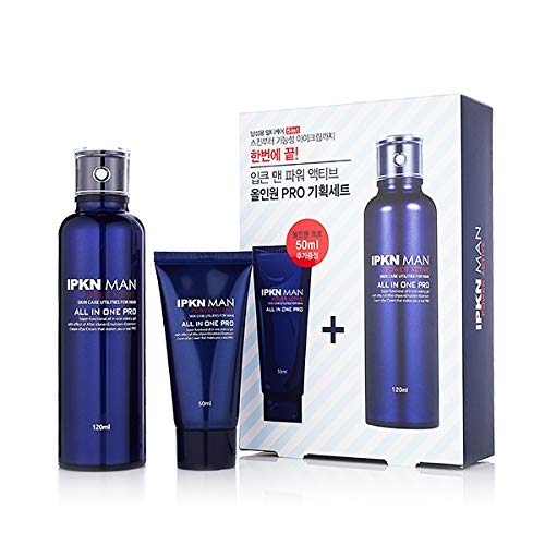 [Australia] - IPKN Man Power Active Gel Type Moisture All In One 120ml+50ml Set 