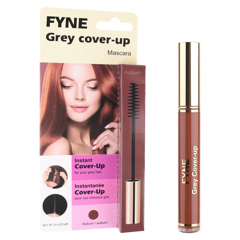 [Australia] - Grey Hair Cover-Up Brush - Cover Your Grey Mascaras for Women & Men Instant Grey Hair Touch-ups (Auburn) Auburn 