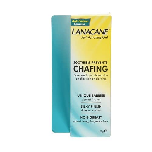 [Australia] - Lanacane Anti-Chafing Gel, Soothes And Prevents Soreness From Rubbing, Non-Staining, Fragrance Free, Running and Travel Essential, 28g 