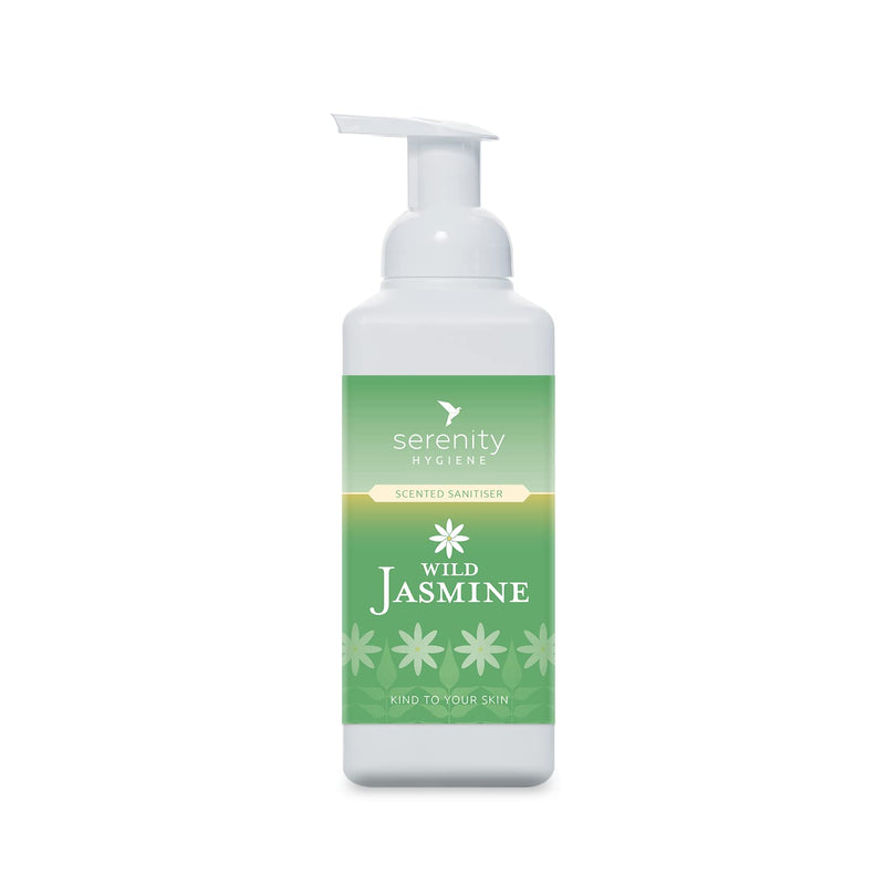 [Australia] - Serenity Hygiene Antibacterial/Antiviral Hand Sanitiser - Wild Jasmine Scent - Skin Safe Alcohol Free Formula - UK Manufactured & Independently Tested - 500ml 