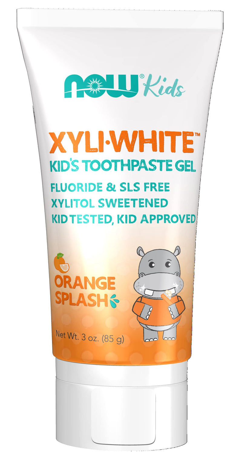 [Australia] - NOW Kids Xyliwhite Orange Splash Toothpaste Gel, 85 g, 3 oz. 85 g (Pack of 1) 