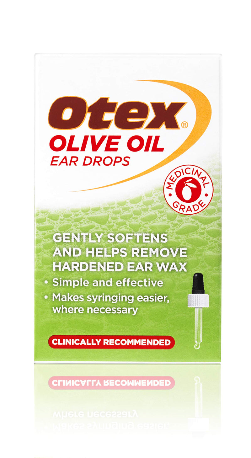 [Australia] - Otex Olive Oil Ear Drops For Natural, Gentle Removal of Excessive, Hardened Ear Wax. Bottle with Dropper Applicator, 10 ml (Pack of 1) 