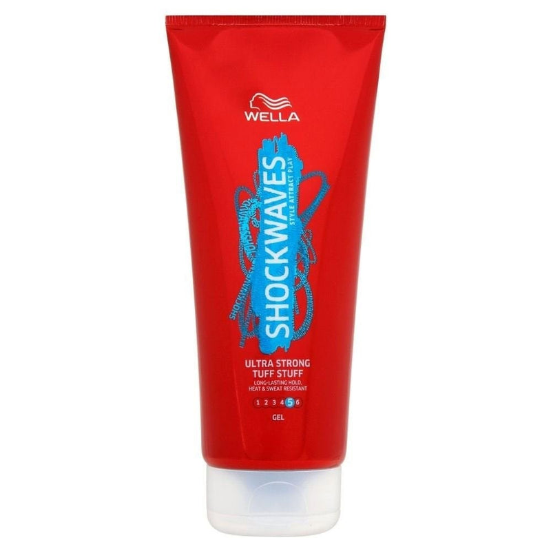 [Australia] - Wella Shockwaves Tuff Stuff Gel Ultra Strong (200ml) - Pack of 6 