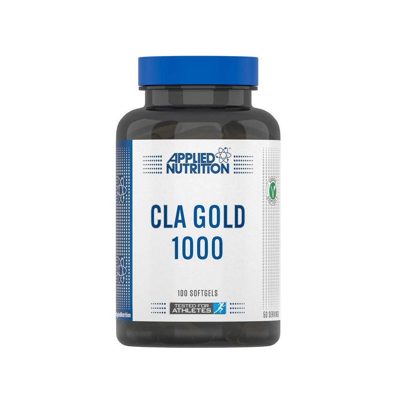 [Australia] - Applied Nutrition CLA Gold 1000-2000mg CLA Conjugated Linoleic Acid Per Serving, Weight Management Supplement, Natural CLA from Safflower Oil, 100 Veggie Softgels - 50 Servings 