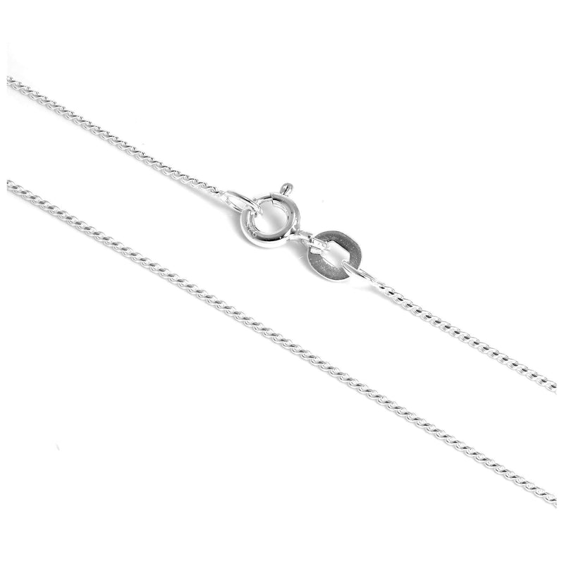 [Australia] - Fine Sterling Silver Foxtail Chain Necklace 16-22 Inches 46.0 Centimetres 