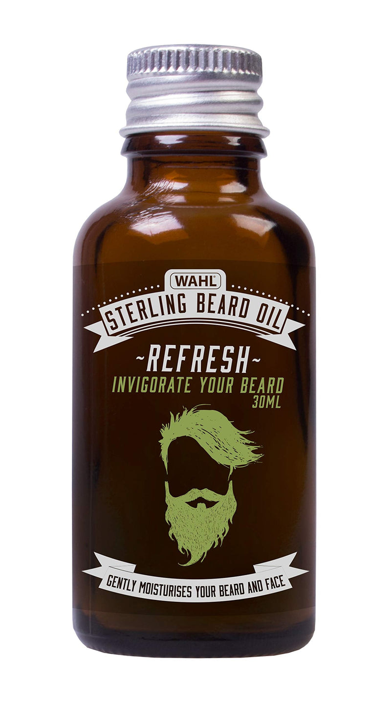 [Australia] - Wahl Refresh Beard Oil, Beard Softener to Nourish Skin and Hair, Moisturiser to Stop Beard Itch, Beard Moisturiser, Beard Care for Men, Smooth and Soft Facial Hair, Hydrate and Condition 