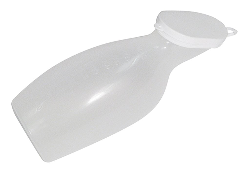 [Australia] - Aidapt Portable Lightweight Female Urinal Ideal for Travel and Camping and for Elderly confined to Bed. Anti Spill Lid 