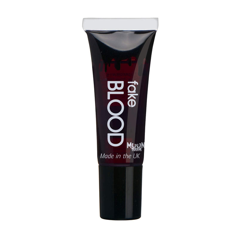 [Australia] - Moon Terror Halloween Fake Blood With Applicator | 10ml | Premium Quality | Made in the UK & Cosmetically Certified | 100% Safe & Easy To Use | Vegan & Cruelty free 