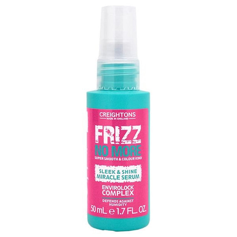 [Australia] - Creightons Frizz No More Sleek & Shine Miracle Serum (50 ml) - Smooth Hair from Root to Tip, Lock out Frizz & Moisture in, Perfect for Frizz Prone or Wavy/Curly Hair, Super Smooth & Colour Kind 