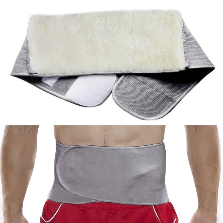 [Australia] - BXT Medical Grade Unisex Abdominal Support Binder Thermal Merino Wool Warming Kidney Belt Healing Pain Waist Brace Stomach Waist Back Wrap Support Binder 