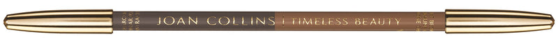 [Australia] - Joan Collins Timeless Beauty, Contour Eyebrow Pencil Duo, Charcoal/Light Brown, 1.56 g 