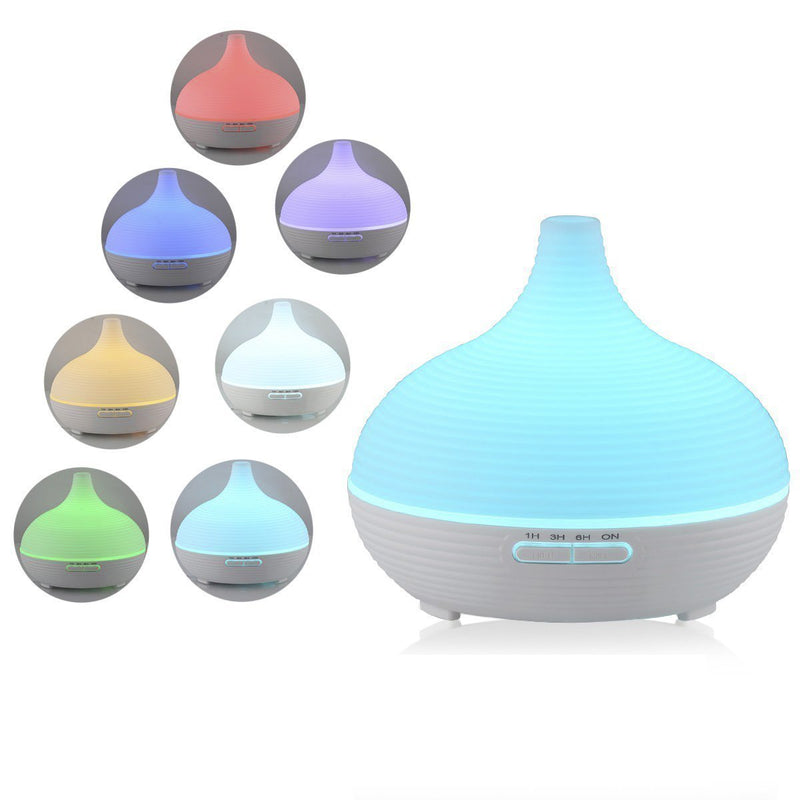 [Australia] - Sensky SK554 Aroma Diffuser 300ml Essential Oil Diffuser Electric Ultrasonic Humidifier Aromatherapy Cool Mist Humidifiers Color Changing Air Purifier 