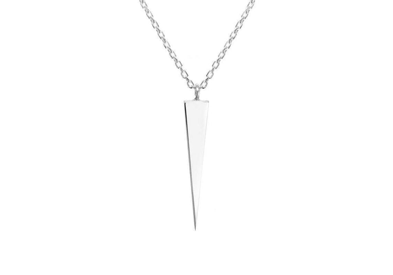 [Australia] - Tuscany Silver Sterling Silver Triangle Drop Necklace of 43cm/17" 