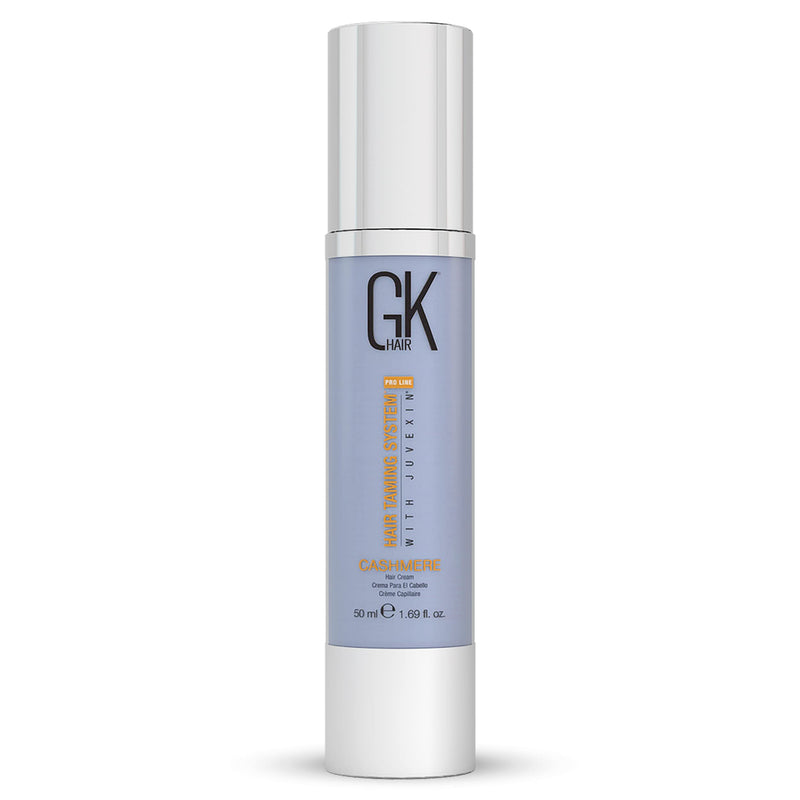 [Australia] - GK HAIR Global Keratin Leave in Cashmere Hair Smoothing and Styling Cream (1.69 Fl Oz/50ml) Argan Oil for Anti-Frizz Sleek Shine and Hydrates Dry Damaged and Unmanageable Hair Repair 50 ml (Pack of 1) 
