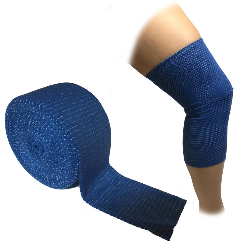 [Australia] - 1 METRE of STEROGRIP Blue Elastic Catering Support Bandage Chefs ARM Elbow Knee Thigh Calf Ankle Size D 