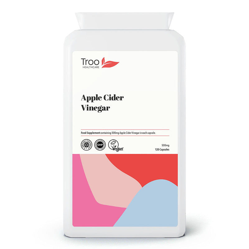 [Australia] - Apple Cider Vinegar Supplement (500mg) - 120 Capsules | UK Manufactured to GMP Standards 