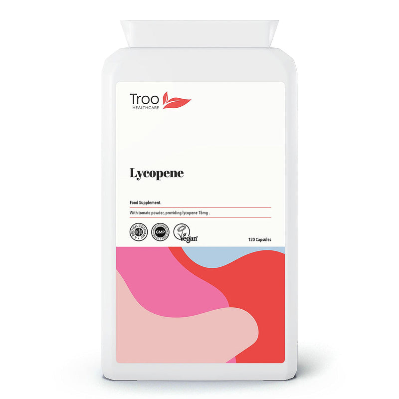 [Australia] - Lycopene Supplement 15mg - 120 Capsules - 150mg Tomato Powder Providing High Strength 15 mg Lycopene per Vegan Capsule - up to 4 Month Supply - UK Made to GMP Standards 