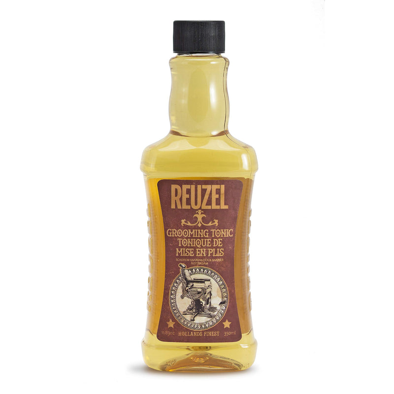 [Australia] - Reuzel Grooming Tonic - Pro Oil Treatment For Men With Organic And Natural Ingredients - Pure, Vegan Serum That Gives Hair Essential Strength And Moisture - Apple Peppermint Fragrance - 11.83 oz 