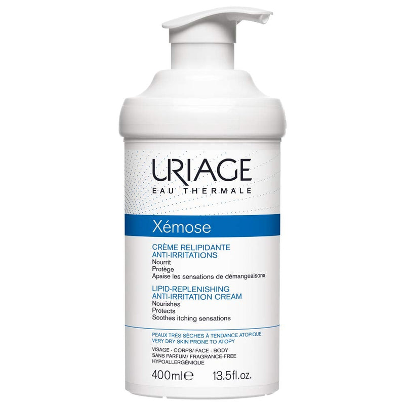 [Australia] - Uriage Xemose Lipid-Replenishing Anti-Irritation Cream 400ml For Face & Body 