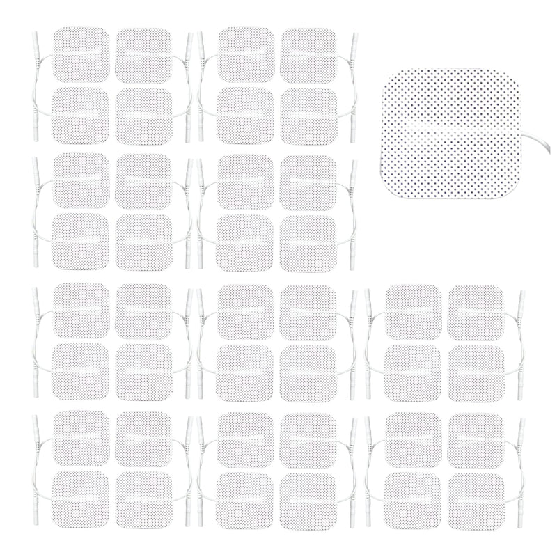 [Australia] - Med-Fit ® Tens pads 40 pads 10 packs of extra long lasting self adhesive Tens pads size 5cm x5cm 2"x 2" Compatible with most TENS 