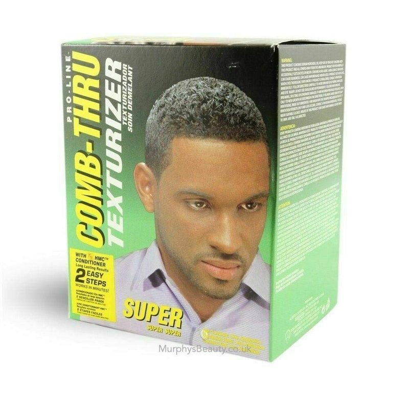 [Australia] - Pro - Line Comb Thru Texturizer With HMC Conditioner 2 Easy Steps No Lye No Mix Super 