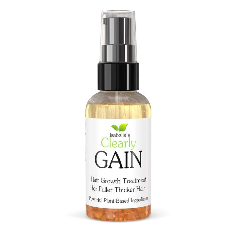 [Australia] - Clearly GAIN, Hair Growth and Thickening Scalp Treatment for Men and Women | 100% Natural Serum with Castor, Jojoba, Clary Sage, Nettle Extract Oils | For Hair Loss, Alopecia, Thinning Hair 60 ml (Pack of 1) 