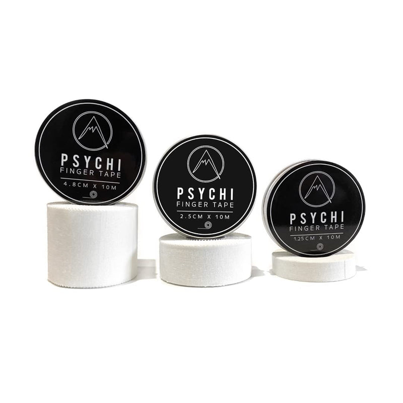 [Australia] - Psychi Sports Strapping Zinc Oxide Finger Tape For Crossfit Gym Bouldering Rock Climbing Boxing Gymnastics Physio - White One Size 