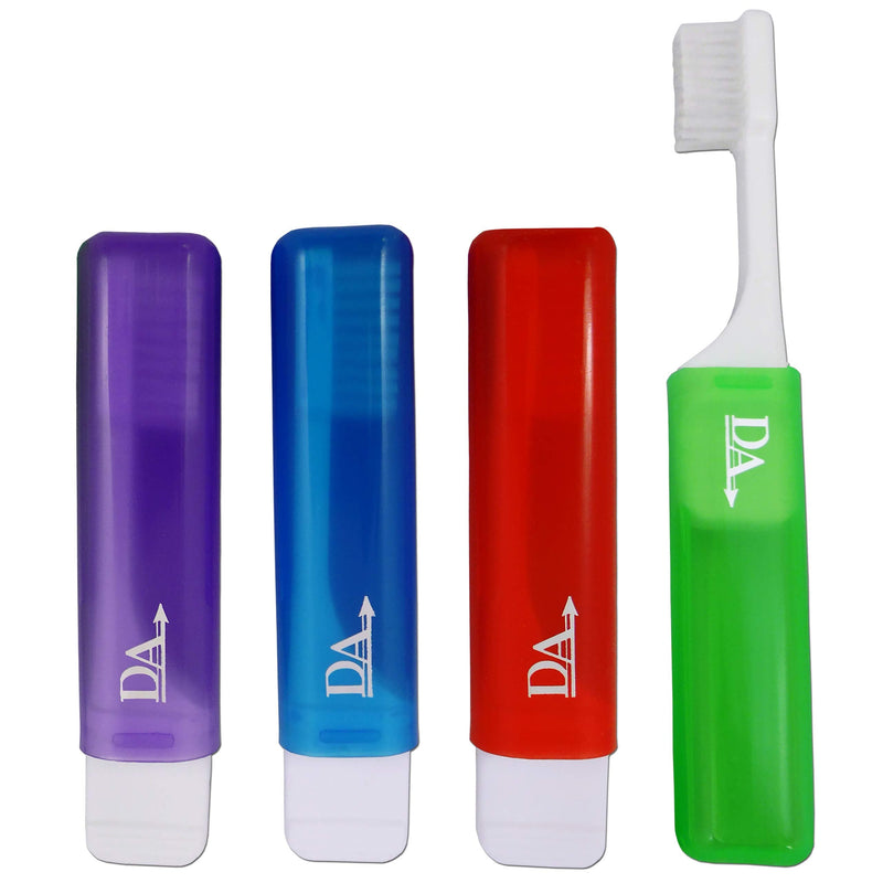 [Australia] - 4 x Orthodontic Travel Toothbrush VTrim (Set of 4 Colours) 