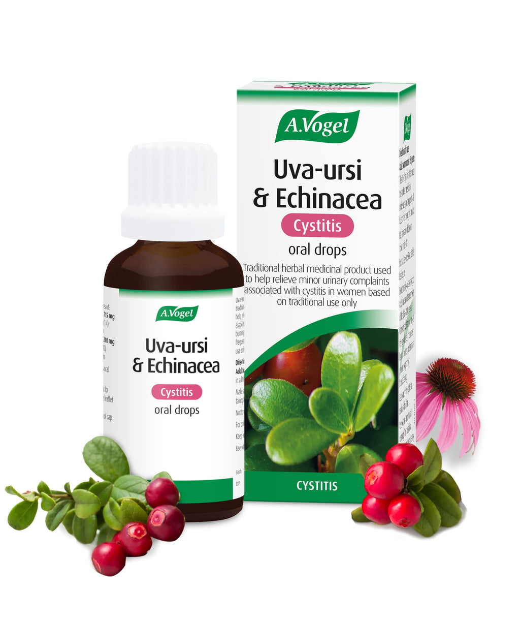 [Australia] - A.Vogel Uva-ursi & Echinacea Cystitis Oral Drops | Cystitis Treatment for Women | Relieves Minor Urinary Complaints Associated with Cystitis | 50ml 