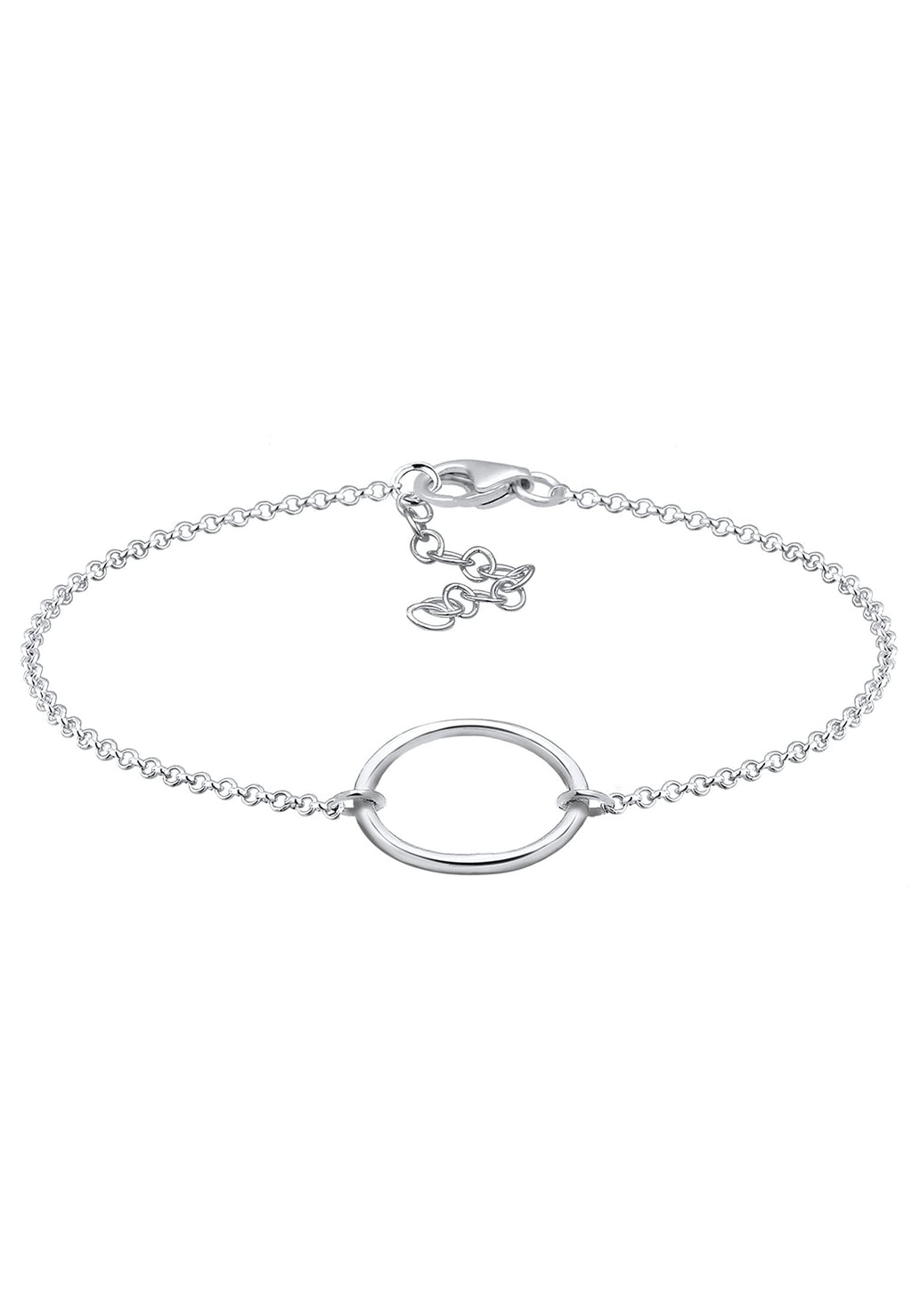 [Australia] - Elli Women's 925 Sterling Silver Circle of Life Gold-Plated Bracelet of Length 18cm 