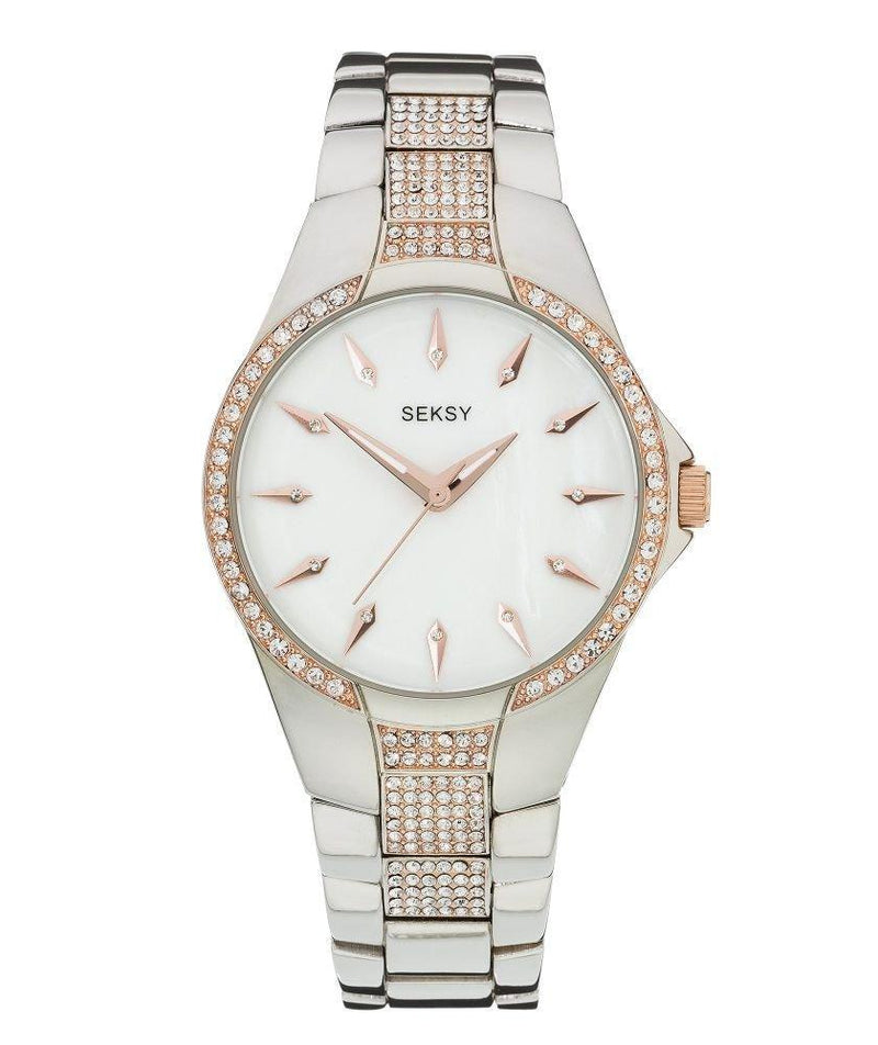 [Australia] - SEKONDA Women's Analogue Analog Quartz Watch with Brass Strap 2257 