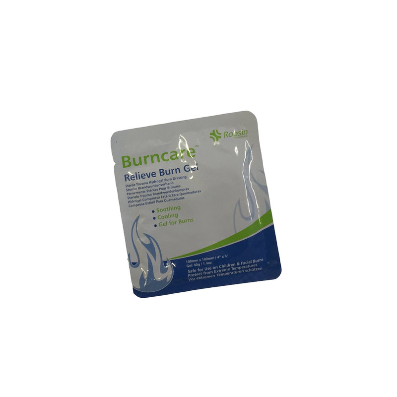 [Australia] - Burncare EMERGENCY FIRST AID BURN CARE SCALD SOOTHING STERILE HYDROGEL DRESSINGS 10CM X 10CM (100MM X 100MM) 