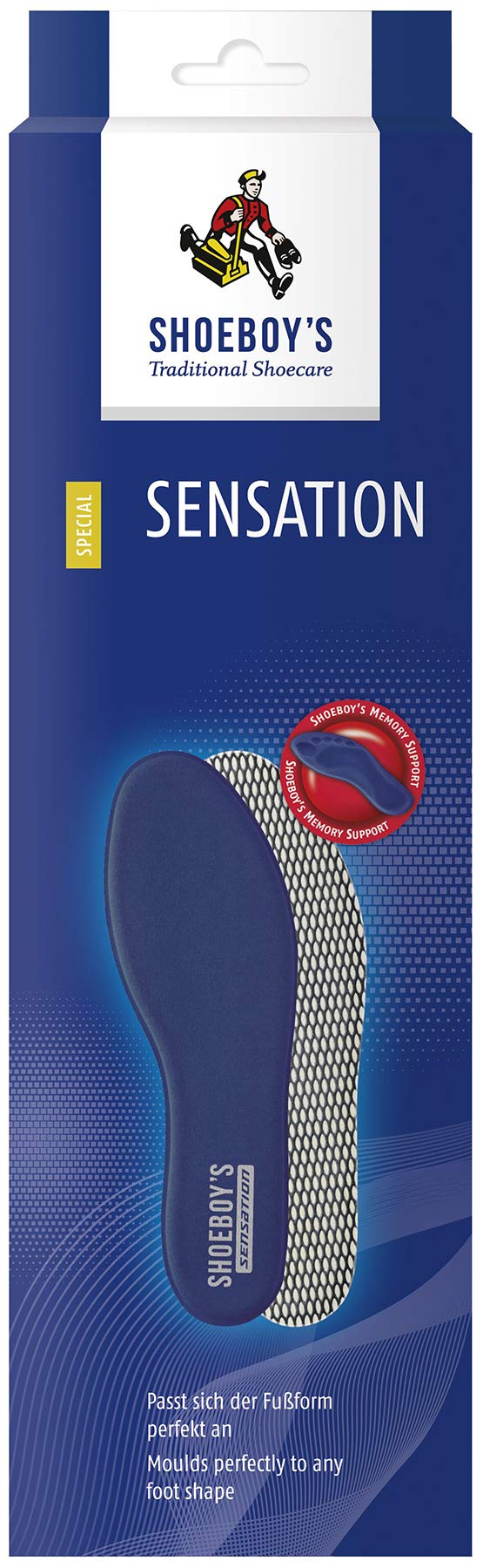 [Australia] - SHOEBOY'S Sensation - Unisex Insole with Memory Foam, Based on The Supporting Nature of viscoelastic Foam - Size 11 to 11.5 