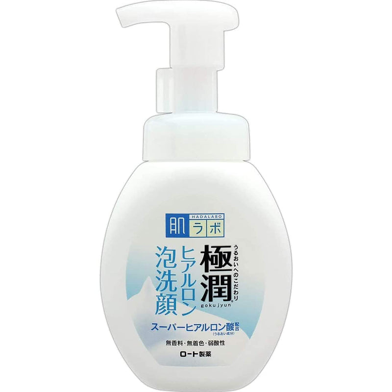 [Australia] - Rohto Hada Labo Gokujyun Hyaluronic Foaming Wash Facial Cleanser 160ml 160 ml (Pack of 1) 
