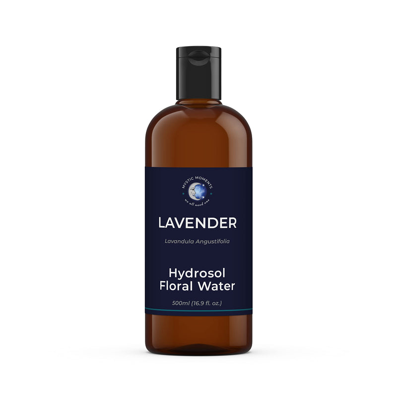 [Australia] - Mystic Moments | Lavender Natural Hydrosol Floral Water 500ml | Perfect for Skin, Face, Body & Homemade Beauty Products Vegan GMO Free 