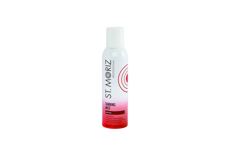[Australia] - St Moriz Professional Instant Tanning Mist with Aloe Vera, Vitamin E, Fast Drying Vegan Fake Tan, Medium (150ml) 