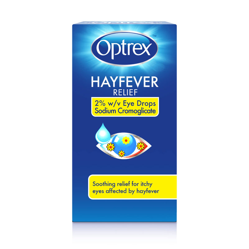 [Australia] - Optrex Hayfever Relief 2 Percent W/V Eye Drops Sodium Cromoglicate, Hayfever Eye Drops, 10 ml 