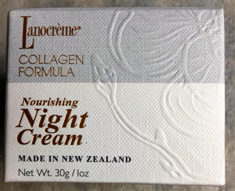 [Australia] - Lanocreme COLLAGEN FORMULA Nourishing NIGHT Cream 1 Oz/30g by Lanocorp 