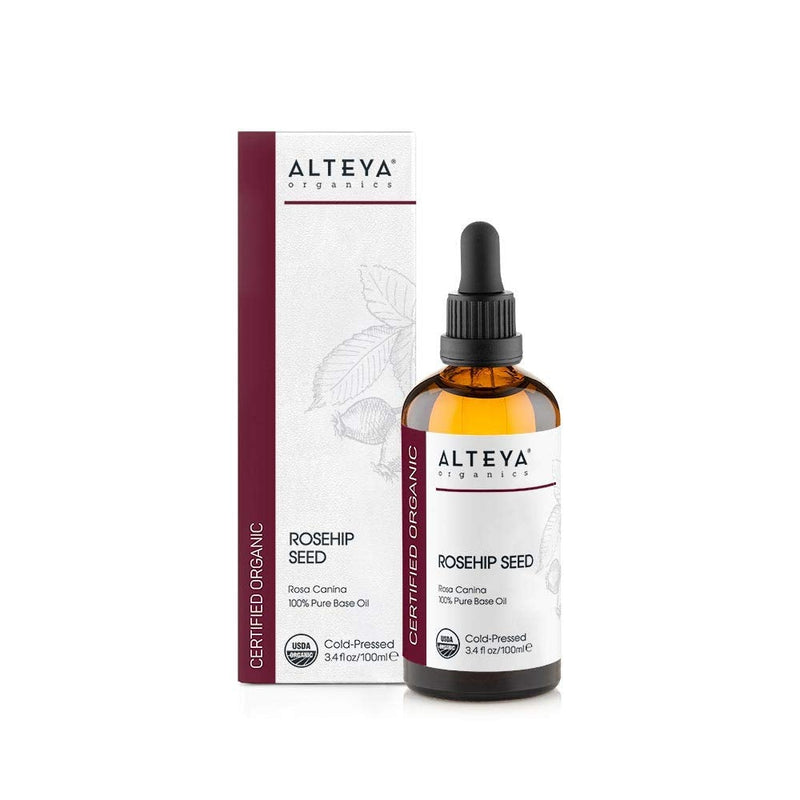 [Australia] - Alteya Organic Rosehip Oil 100ml - 100% USDA Certified Organic Pure Natural Cold Pressed Rosehip Seed Carrier Oil - Moisturising, Nourishing, Premium Therapeutic Grade Skin Treatment 