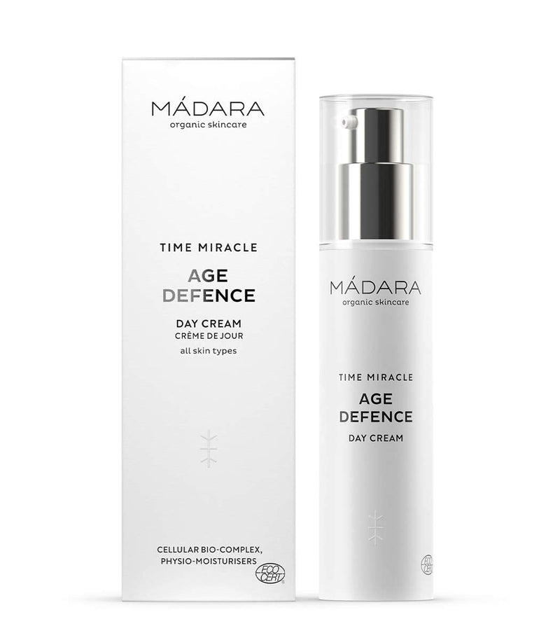 [Australia] - M√ÅDARA Organic Skincare | Time Miracle Age Defence Day Cream - 50ml, With Hyaluronic Acid and Cellular Bio-Complex, Based on Northern Birch Water, Vegan 