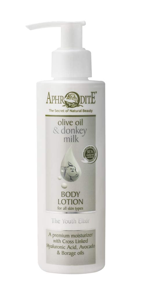 [Australia] - Aphrodite The Youth Elixir Body Lotion - Natural Moisturizer with Donkey Milk to Condition the Skin - Perfect for Sensitive Skin (200 ml / 6.76 fl oz) Donkey Milk & Olive Oil 