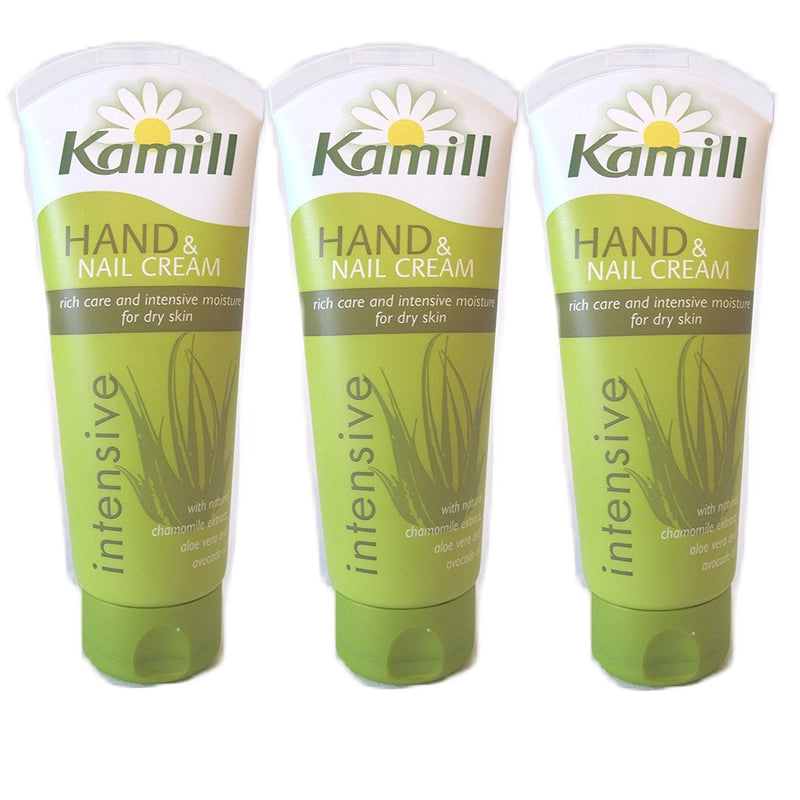 [Australia] - Kamill Intensive Chamomile Extract Hand and Nail Cream Rich Care 100ml by Kamill 100ml (Pack of 3) 