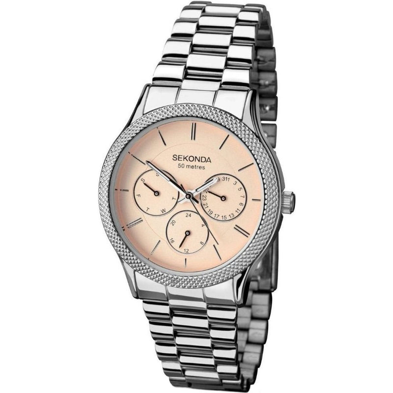 [Australia] - SEKONDA Women's Analogue Quartz Watch with Stainless Steel Strap 2091.27 