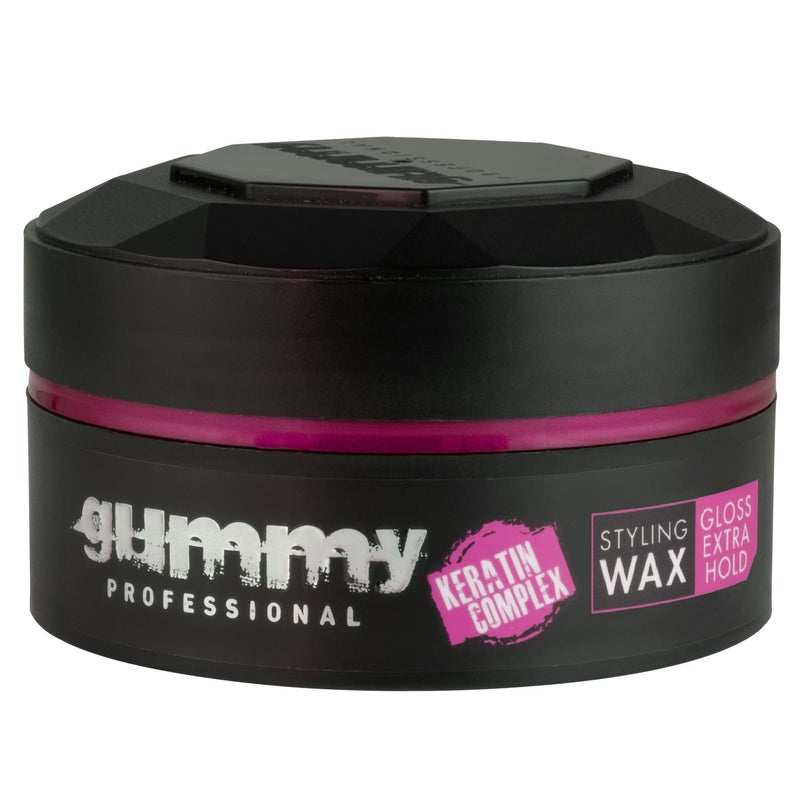 [Australia] - Gummy Hair Styling Wax Keratin Complex 150 ml (Purple - Gloss Extra Hold) Extra Gloss 