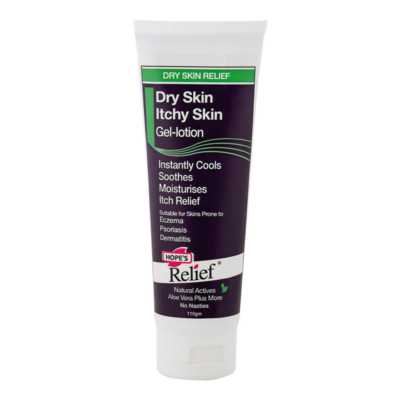 [Australia] - Hope's Relief Gel-Lotion Skin Care for Dry Skin Eczema Itch Relief, Dermatitis Treatment & Psoriasis Relief 110g 