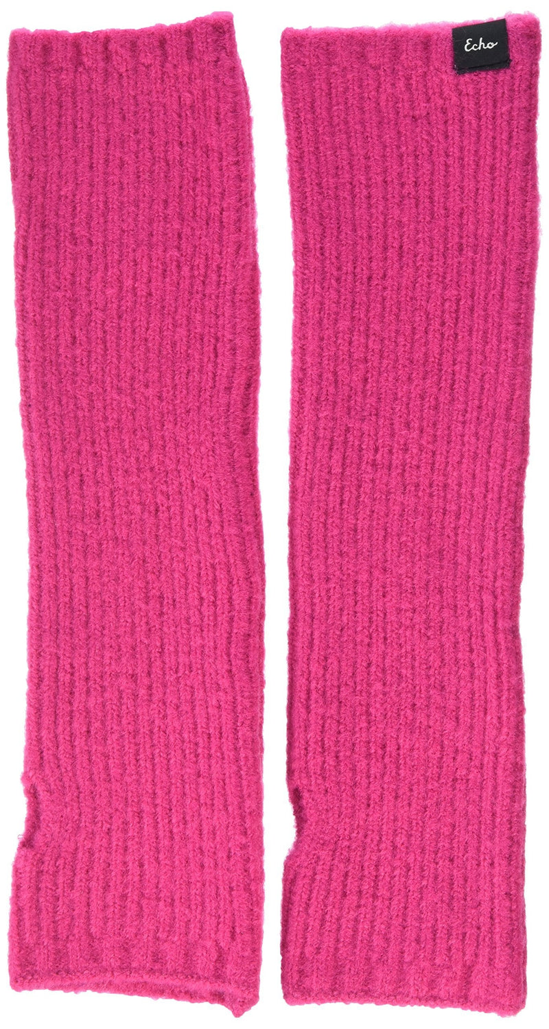 [Australia] - Echo New York Women's Stretch Fleece Armwarmer Arm Warmer One Size Pink (Pink Raspberry) 